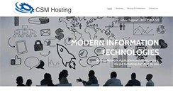 Desktop Screenshot of csmhosting.com